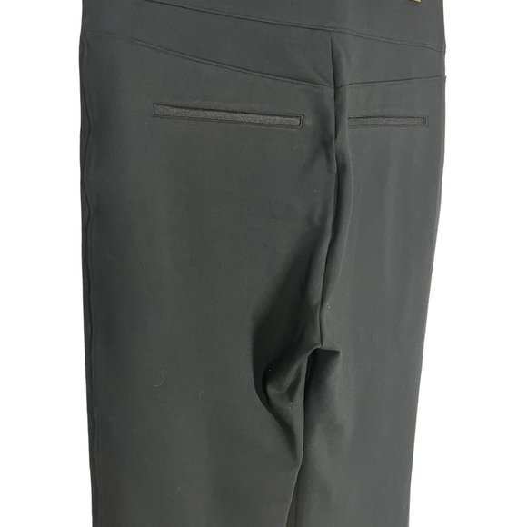 Spanx Black High Rise Wide Leg Short Length Altered Pull On Pants 1X - Picture 5 of 14